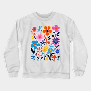 Floral Aura Tee - Mystical Abstract Design - Women's Fashion Shirt Crewneck Sweatshirt